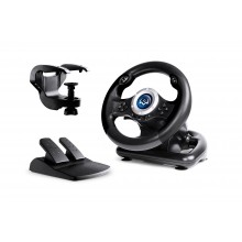SVEN Руль GC-W500 (педали, вибро, скоба, лепестки, D-pad, 10 кл, резин. вставки, PC/Xinput) арт.:SV-017989