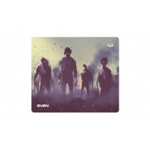 SVEN Коврик для мыши игровой MP-G02S Zombie (230x200x2мм, ткань + резина) арт.:SV-016876