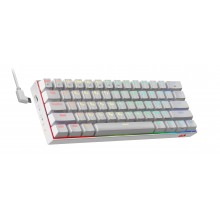 DEFENDER Redragon Клавиатура беспроводная Draconic RU,RGB,BT,white,61 кн. арт.:77810