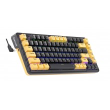 DEFENDER Redragon Механическая клавиатура Elf RU,RGB,фиолет-желтый,гаскет арт.:71664