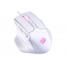 DEFENDER Redragon Игровая мышь проводная Bullseye белый,RGB,7кн,12400dpi арт.:71861