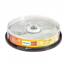 Диск CD-R Philips 700 Mb, 52х, Cake Box (10) арт.:CR7D5SB10/97