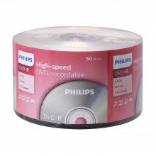 Диск DVD-R Philips 4.7 Gb, 16x, Cake Box (50) арт.:DM4S6B50F/97