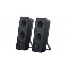 Logitech Акустическая 2.0 система Z207, 10 Вт, Bluetooth 4.2, рег. на передней панели, разъем для наушников, чёрный. арт.:980-001295