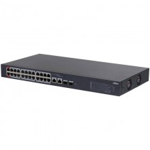DAHUA DH-CS4226-24ET-240 24-портовый гигабитный облачный управляемый коммутатор с PoE, 24xRJ45 100Mb, 2хКомбо SFP/RJ45