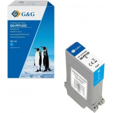 Картридж струйный G&G, Canon 2886C001 голубой 130ml арт.:GG-PFI120C