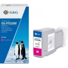 Картридж струйный G&G, Canon 2892C001 пурпурный 300ml арт.:GG-PFI320M Картридж струйный G&G, Canon 2892C001 пурпурный 300ml арт.:GG-PFI320M