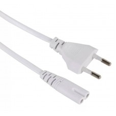 VCOM Кабель для аудио-видео техники IEC-320-C7, 2-pin 1,8m ,белый, iOpen<ACE023-W-1.8M>