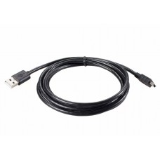 VCOM Кабель USB 2.0 A-->mini-B 5P, iOpen, 3m <ACU215A-3M>