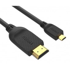 Кабель HDMI-19M --MicroHDMI-19M ver 2.0 1.8m, медь, VCOM <CG587-1.8M>