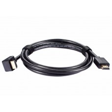 VCOM Кабель HDMI---HDMI ver 2.1 8K@60Hz угол 90град 1.5м, медь, Telecom <TCG256-1.5M>