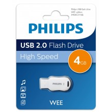 Флеш накопитель 4GB PHILIPS WEE 2.0 4GB, USB 2.0 арт.:FM04FD110B/97