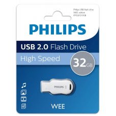 Флеш накопитель 32GB PHILIPS WEE 2.0 32GB, USB 2.0 арт.:FM32FD110B/97