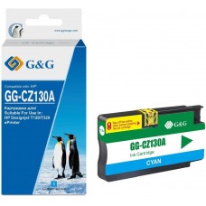 Картридж струйный G&G, HP CZ130A голубой 26ml арт.:GG-CZ130A Картридж струйный G&G, HP CZ130A голубой 26ml арт.:GG-CZ130A