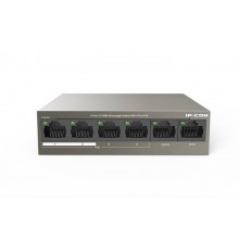 IP-COM F1106P-4-63W Коммутатор неуправляемый PoE, 6 портов, 6x100 Мбит/с, PoE 4x30 Вт, настольный, металлический корпус