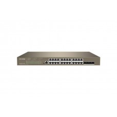 IP-COM G5328XP-24-410W Коммутатор управляемый PoE L3, 26 портов, 24x1 Гбит/с, SFP+ 4x10 Гбит/с