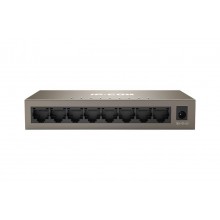 IP-COM G1008M Коммутатор неуправляемый, 8 портов, 8x1 Гбит/с, настольный, металлический