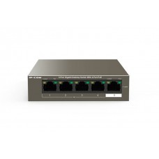 IP-COM F1105P-4-63W Коммутатор неуправляемый PoE, 5 портов, 5x1 Гбит/с, PoE 4х30 Вт (до 58 Вт), настольный IP-COM F1105P-4-63W Коммутатор неуправляемый PoE, 5 портов, 5x1 Гбит/с, PoE 4х30 Вт (до 58 Вт), настольный