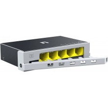 Netis ST105GD Коммутатор неуправляемый, 5х1 Гбит/сек, настольный, металлический корпус Netis ST105GD Коммутатор неуправляемый, 5х1 Гбит/сек, настольный, металлический корпус