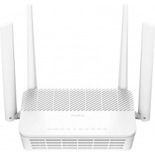 Cudy WR3000H Wi-Fi роутер AX3000, 2,4/5 ГГц, до 2976 Мбит/с, LAN 4x1 Гбит/с, WAN 1x2,5 Гбит/с, IPv6, белый, 4 антенны