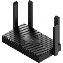 Cudy WR3000 Wi-Fi роутер AX3000, 2,4/5 ГГц, до 2976 Мбит/с, LAN 3x1 Гбит/с, WAN 1x1 Гбит/с, IPv6, черный, 4 антенны