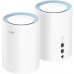 Cudy M1200(2-Pack) 1.0 Wi-Fi Mesh-система АС1200, 2,4/5 ГГц, до 1167 Мбит/с, 2x100 Мбит/с, Cudy Mesh, MU-MIMO, белый