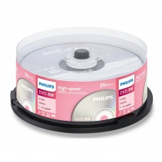 Диск DVD-RW Philips 4.7 Gb, 4x, Cake Box (25) арт.:DN4S4B25X/97