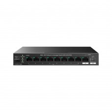 IP-COM G1110PF-8-120W Коммутатор неуправляемый PoE, 10 портов, 9x1 Гбит/с, SFP 1х1 Гбит/с, PoE 8х30 Вт (до 102 Вт)
