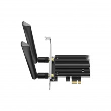 Netis F2 Сетевой двухдиапазонный адаптер PCI-E Wi-Fi+Bluetooth AX3000, 2,4/5 ГГц, до 2974 Мбит/с, Bluetooth 5.2