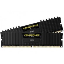 Модуль памяти CORSAIR 16GB 3200МГц DDR4 CL16 DIMM (Kit of 2x8GB) XMP 2.0, Vengeance LPX Black арт.:CMK16GX4M2E3200C16