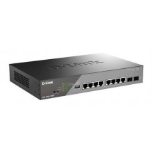 D-Link DSS-200G-10MP/A1A Настраиваемый L2 коммутатор с 8 портами 10/100/1000Base-T и 2 портами 1000Base-X SFP D-Link DSS-200G-10MP/A1A Настраиваемый L2 коммутатор с 8 портами 10/100/1000Base-T и 2 портами 1000Base-X SFP