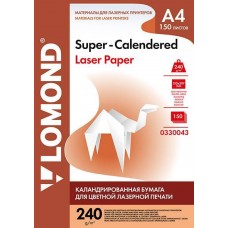 Бумага LOMOND 240 г/м2 суперкаландр. д/с, А4, 150 листов арт.:0330043