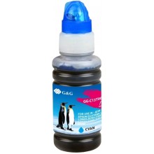 Чернила G&G, Epson C13T00S24A голубой 70 ml арт.:GG-C13T00S24A