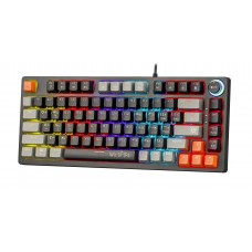 Defender Механическая клавиатура Wildfire GK-213 RU,чер/сер,82кн,TNT розов,1.5м арт.:45213