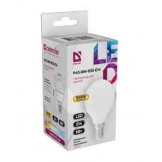 Defender Лампочка светодиодная P45-8W-830-E14 шар, 3000 К, теплый белый, 1 шт. арт.:95201 Defender Лампочка светодиодная P45-8W-830-E14 шар, 3000 К, теплый белый, 1 шт. арт.:95201