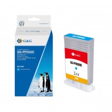 Картридж струйный G&G, Canon PFI030C (3490C001) голубой 55ml арт.:GG-PFI030C Картридж струйный G&G, Canon PFI030C (3490C001) голубой 55ml арт.:GG-PFI030C
