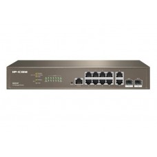 IP-COM G5312F Коммутатор управляемый L3, 12 портов, 10х1 Гбит/с, Base-X SFP 2х1 Гбит/с, настольный