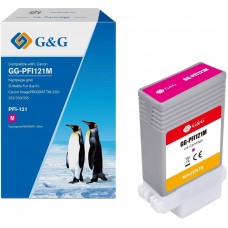 Картридж струйный G&G, Canon 6267C001 пурпурный 130ml арт.:GG-PFI121M