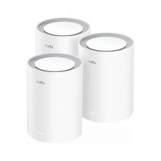Cudy M3000(3-Pack) 2.0 2,5-гигабитная Mesh-система Wi-Fi 6 AX3000, 2,4/5 ГГц, до 2976 Мбит/с, WAN 1x2,5 Гбит/с