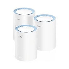 Cudy M1200(3-Pack) Wi-Fi Mesh-система АС1200, 2,4/5 ГГц, до 1167 Мбит/с, 2x100 Мбит/с, Cudy Mesh, MU-MIMO, белый