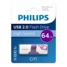Флеш накопитель 64GB PHILIPS CITI2.0 64GB, USB 2.0 арт.:FM64FD130B/97