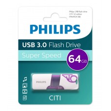 Флеш накопитель 64GB PHILIPS CITI3.0 64GB, USB 3.0 арт.:FM64FD135B/97