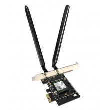 Tenda E33 Сетевой PCIe адаптер AX5400, 2,4/5/5 ГГц, до 2402 Мбит/с