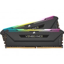 Модуль памяти CORSAIR 16GB 3600МГц DDR4 CL18 DIMM (Kit of 2x8GB) XMP 2.0, Vengeance RGB PRO SL Black арт.:CMH16GX4M2D3600C18