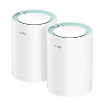 Cudy M1300(2-Pack) Гигабитная Mesh-система Wi-Fi AC1200, 2,4/5 ГГц, до 1167 Мбит/с, 2x1 Гбит/с, Cudy Mesh, MU-MIMO