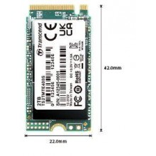 Твердотельный диск 2TB Transcend MTE400S, 3D TLC NAND, M.2 2242 ,PCI-E 4x [ R/W - 2000/1700 MB/s] арт.:TS2TMTE400S