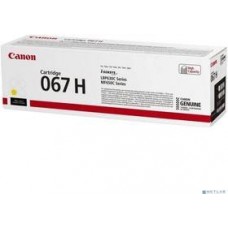 Картридж CANON 067 HY желтый i-SENSYS LBP631/LBP633/MF651/MF655/MF657 (5103C002) 2,35K