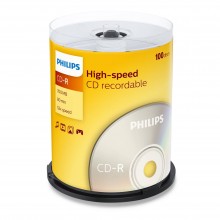 Диск CD-R Philips 700 Mb, 52х, Cake Box (100) арт.:CR7D5CB00/97