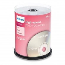Диск DVD-R Philips 4.7 Gb, 16x, Cake Box (100) арт.:DM4S6B00F/97