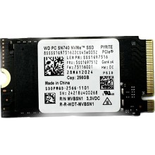 Western Digital WD SN740 256GB M.2 NVMe SSD PCIe 4.0 x4 2242 (OEM) 1 мес арт.:SSS1697516